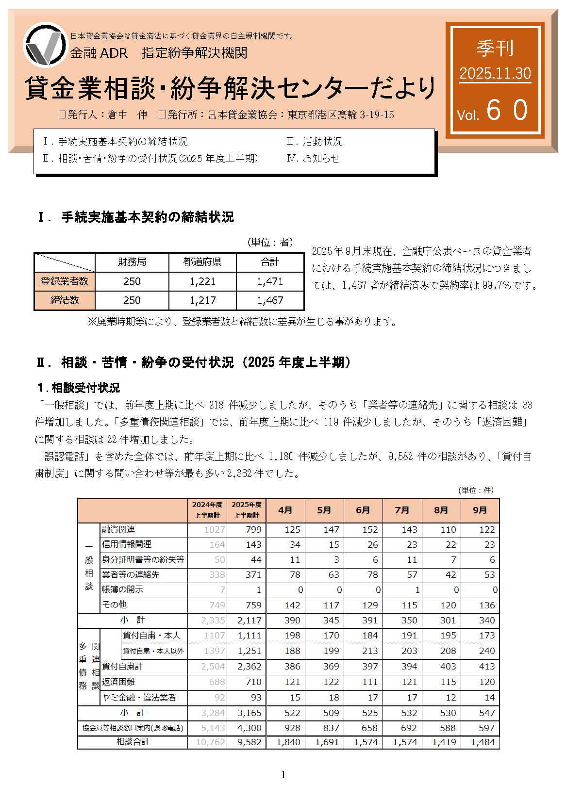 センターだより vol.60 2025年11月30日