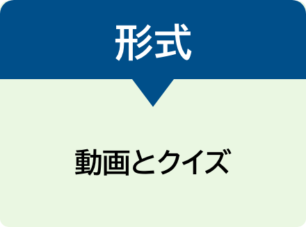 形式　動画とクイズ